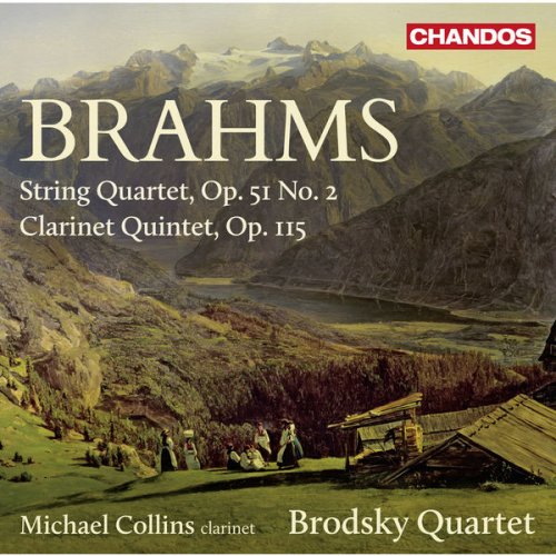 Michael Collins, Brodsky Quartet - Brahms: String Quartet, Op. 51, No. 2 & Clarinet Quintet, Op. 115 (2014) [Hi-Res]