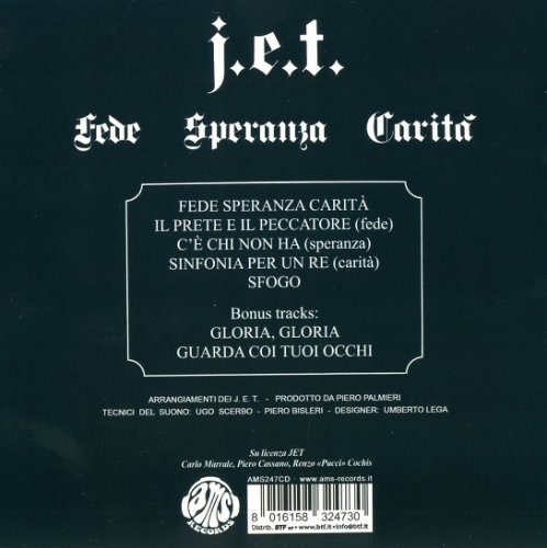 J.E.T. - Fede Speranza Carita (Reissue, Remastered) (1972/2019)