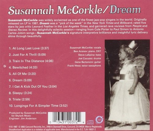 Susannah McCorkle - Dream (2002)