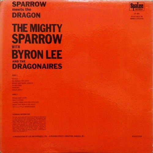 The Mighty Sparrow With Byron Lee And The Dragonaires - Sparrow Meets The Dragon (1969) LP