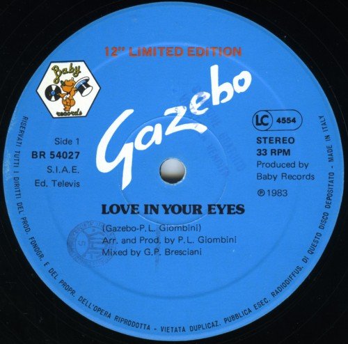 Gazebo - Love In Your Eyes (1983) [Vinyl, 12"]