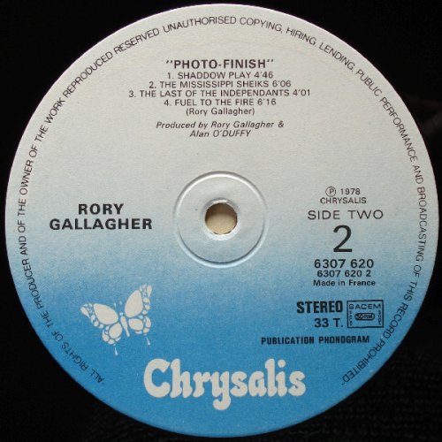 Rory Gallagher - Photo-Finish (1978) LP