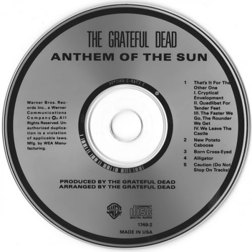 Grateful Dead - Anthem Of The Sun (1968) {1987, US 1st Press}