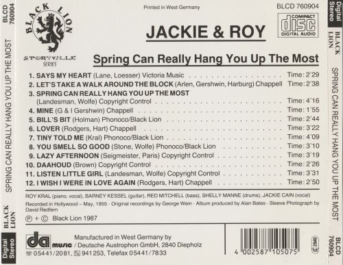 Jackie & Roy - Spring Can Really Hang You Up The Most (1987)