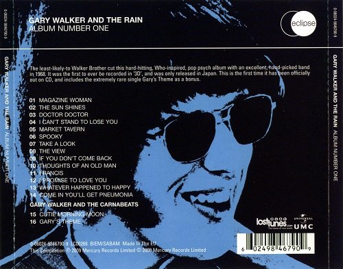 Gary Walker And The Rain - Album No. 1 (Remastered) (1968/2009)