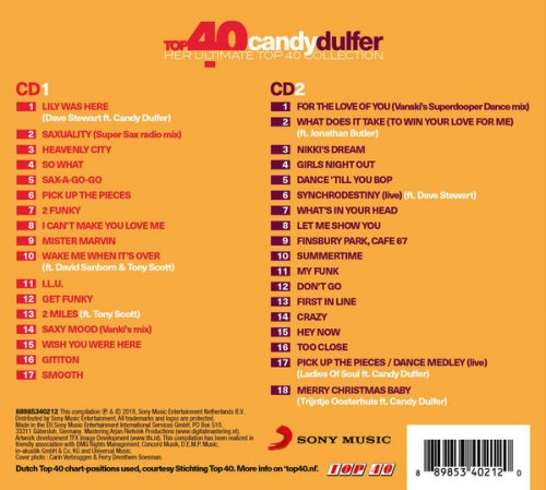 Candy Dulfer - Top 40 Candy Dulfer (Her Ultimate Top 40 Collection) (2018)