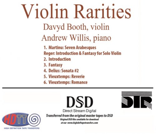 Davyd Booth, Andrew Willis - Violin Rarities (1979) [DSD128]