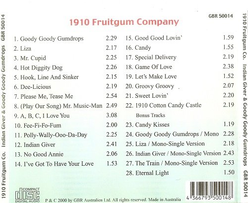 1910 Fruitgum Co. - Indian Giver & Goody Goody Gumdrops (Reissue) (1968-69/2000)