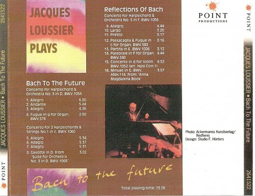 Jacques Loussier - Bach To The Future (1986) FLAC