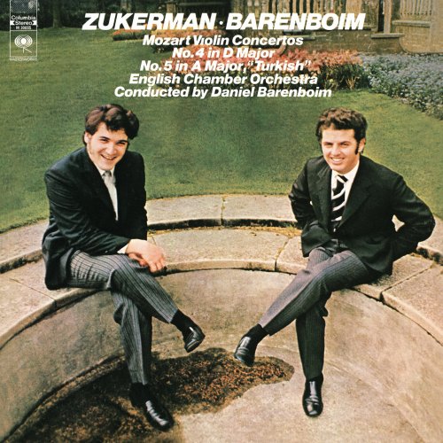 Pinchas Zukerman, Daniel Barenboim - Mozart: Violin Concertos Nos. 5 & 4 (Remastered) (2017) Hi-Res