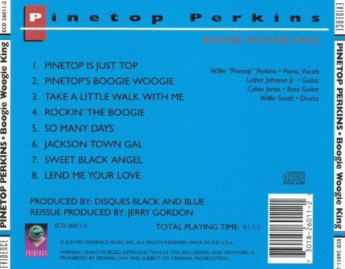Pinetop Perkins - Boogie Woogie King (Reissue) (1976/1992)