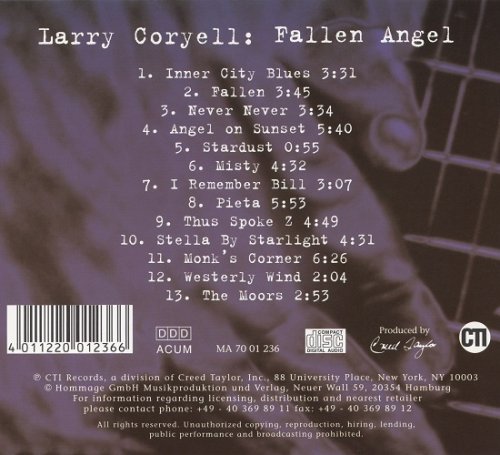 Larry Coryell - Fallen Angel (1993) CD-Rip