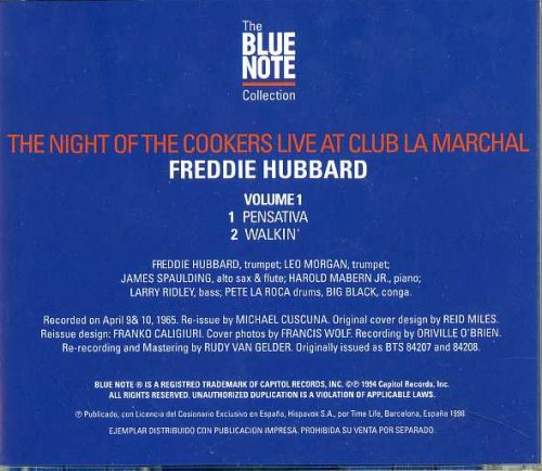 Freddie Hubbard - The Night of the Cookers, Disc 1 (1965) [1997 The Blue Note Collection]