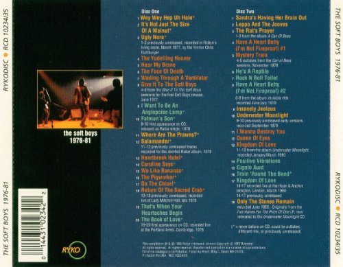 The Soft Boys - 1976–81 (Reissue) (1993)