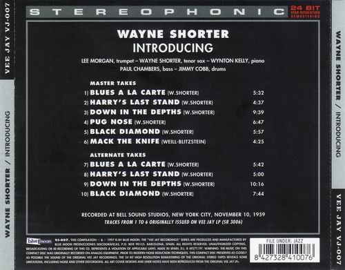 Wayne Shorter - Introducing (1959) Cd Rip