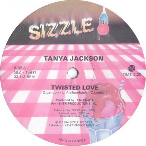 Tanya Jackson ‎- Twisted Love (1984) [Vinyl, 12"]