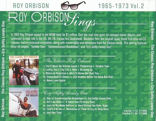 Roy Orbison - The Classic Roy Orbison / Cry Softly Lonely One - 1965 - 1973 Vol. 2 (2004)