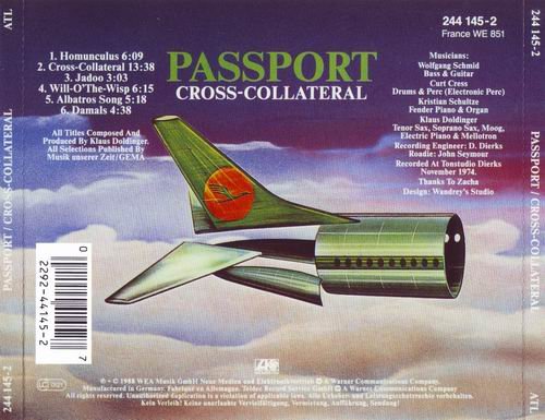 Passport - Cross-Collateral (1975) CD Rip