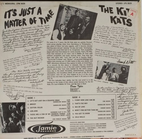 The Kit Kats - It's Just A Matter of Time (1967)