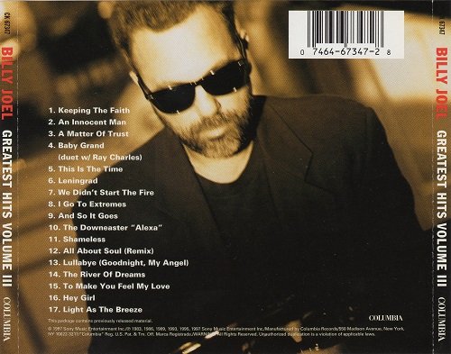 Billy Joel - Greatest Hits Volume III (1997)