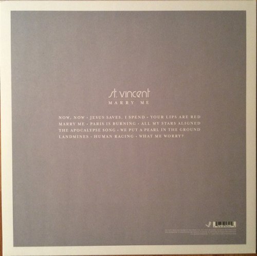 St. Vincent - Marry Me (2007) LP