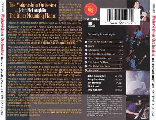 The Mahavishnu Orchestra With John McLaughlin - The Inner Mounting Flame (1971)