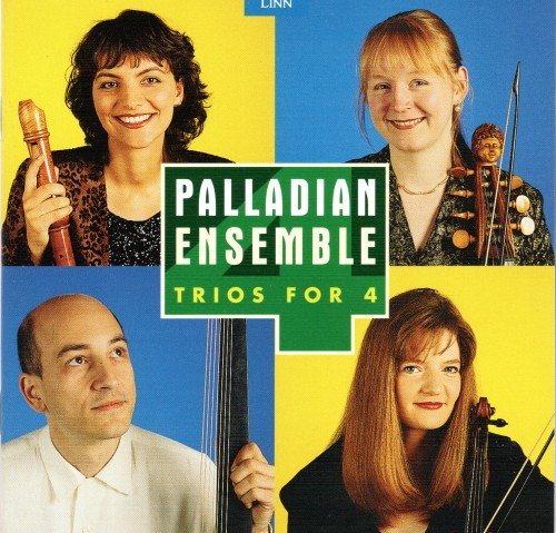 Palladian Ensemble - Trios for 4: Handel, Telemann, Leclair, Quantz (2016)