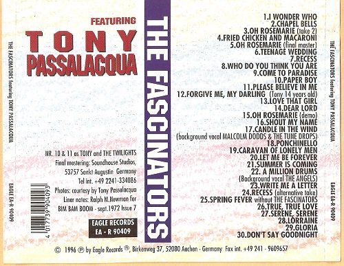 The Fascinators (Featuring Tony Passalacqua) - Oh Rose Marie (1996)