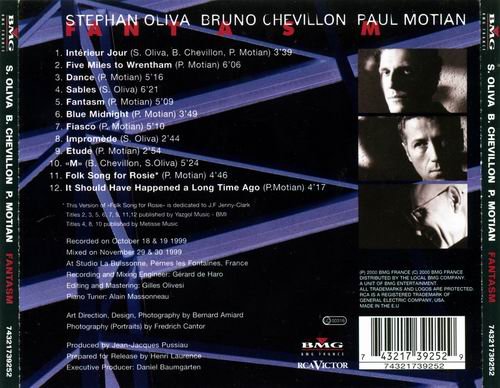 Stephan Oliva, Bruno Chevillon, Paul Motian - Fantasm (2000)