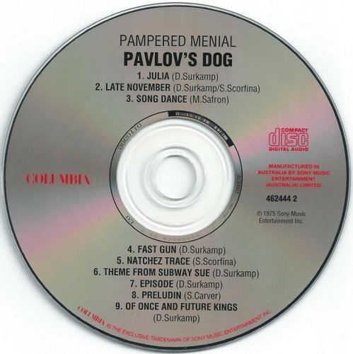 Pavlov's Dog - Pampered Menial (1975) {2002, Reissue}