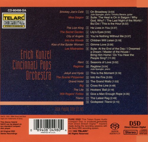 Erich Kunzel, Cincinnati Pops Orchestra - On Broadway (1999) [SACD]