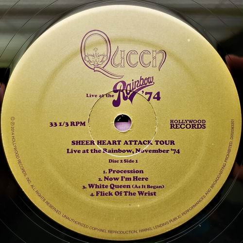 Queen - Live At The Rainbow '74 (2014) LP