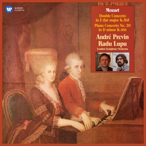 André Previn - Mozart: Concerto for Two Pianos, K. 365 & Piano Concerto No. 20, K. 466 (Remastered) (2019) [Hi-Res]
