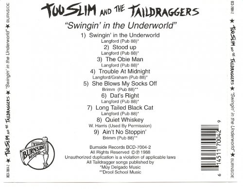 Too Slim & The Taildraggers - Swingin' In The Underworld (1988) Lossless