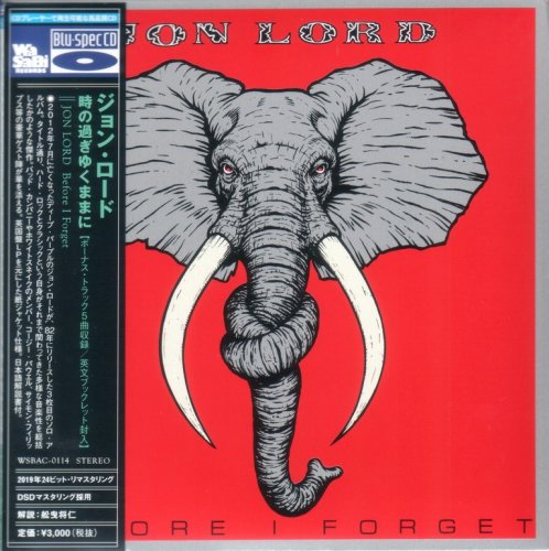 Jon Lord - Before I Forget (1982) {2019, Blu-Spec CD, Japanese Remaster}