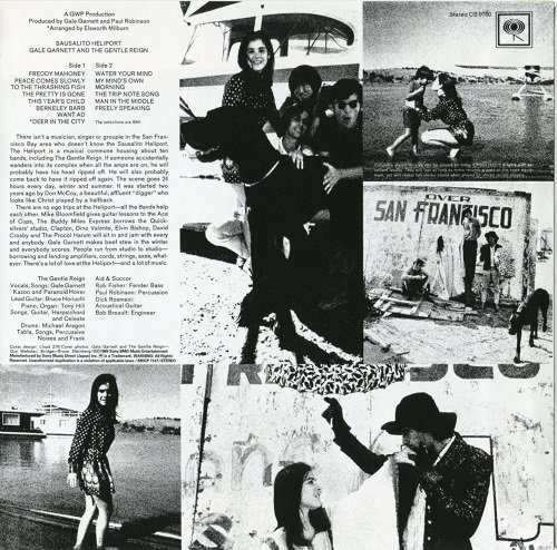 Gale Garnett And The Gentle Reign - Sausalito Heliport (Reissue) (1969/2006)