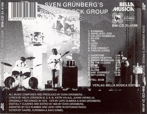 Sven Grunberg's Proge-Rock Group - Mess 1975-1976 (Reissue) (1995) Lossless