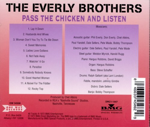 The Everly Brothers - Pass The Chicken & Listen (Reissue) (1972/2010)