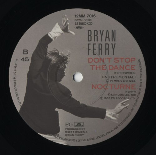 Bryan Ferry - Don't Stop The Dance (1985) LP