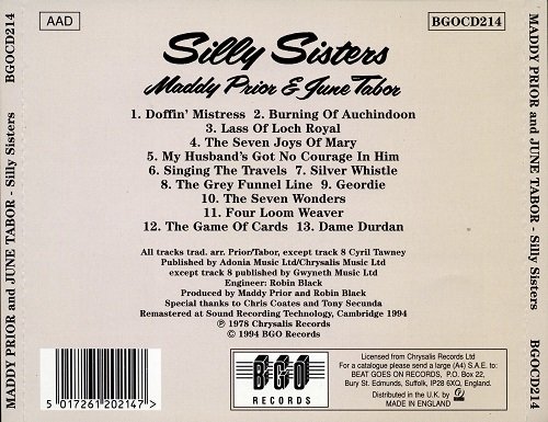 Maddy Prior & June Tabor - Silly Sisters (Reissue, Remastered) (1976/1994)