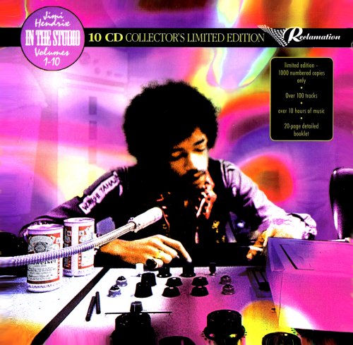 Jimi Hendrix - In The Studio Volumes 1-10 (Boxset 10 CD Limited Edition) (2007)