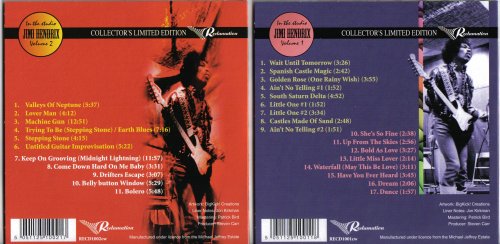 Jimi Hendrix - In The Studio Volumes 1-10 (Boxset 10 CD Limited Edition) (2007)