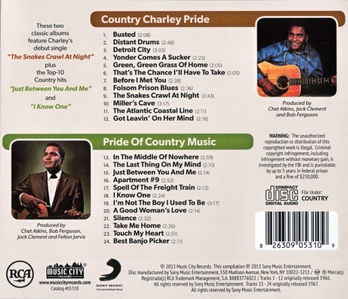 Charley Pride - Country Charley Pride `66 / Pride Of Country Music `67