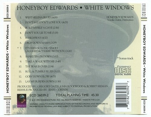 Honeyboy Edwards - White Windows (Reissue) (1988/1993) Lossless