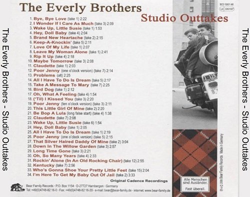 Everly Brothers - Studio Outtakes (Reissue) (2008)