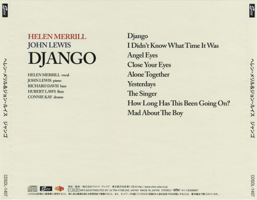 John Lewis & Helen Merrill - Django (2011)