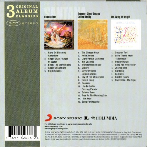 Santana - Original Album Classics (BoxSet,3CD) (2010)