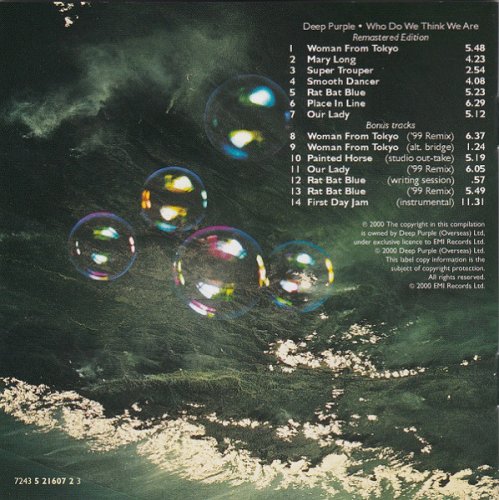 Deep Purple ‎– Who Do We Think We Are (Reissue, Remastered, Bonus Tracks Edition) (1973/2011)