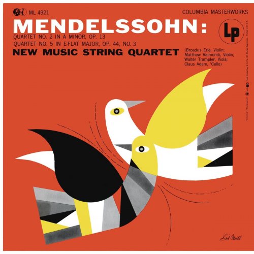 New Music String Quartet - Mendelssohn-Bartholdy: String Quartet No. 2 & No. 5 (Remastered) (2019)