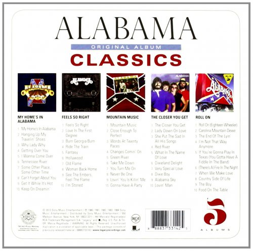 Alabama - Original Album Classics (5CD Box Set) (2013)